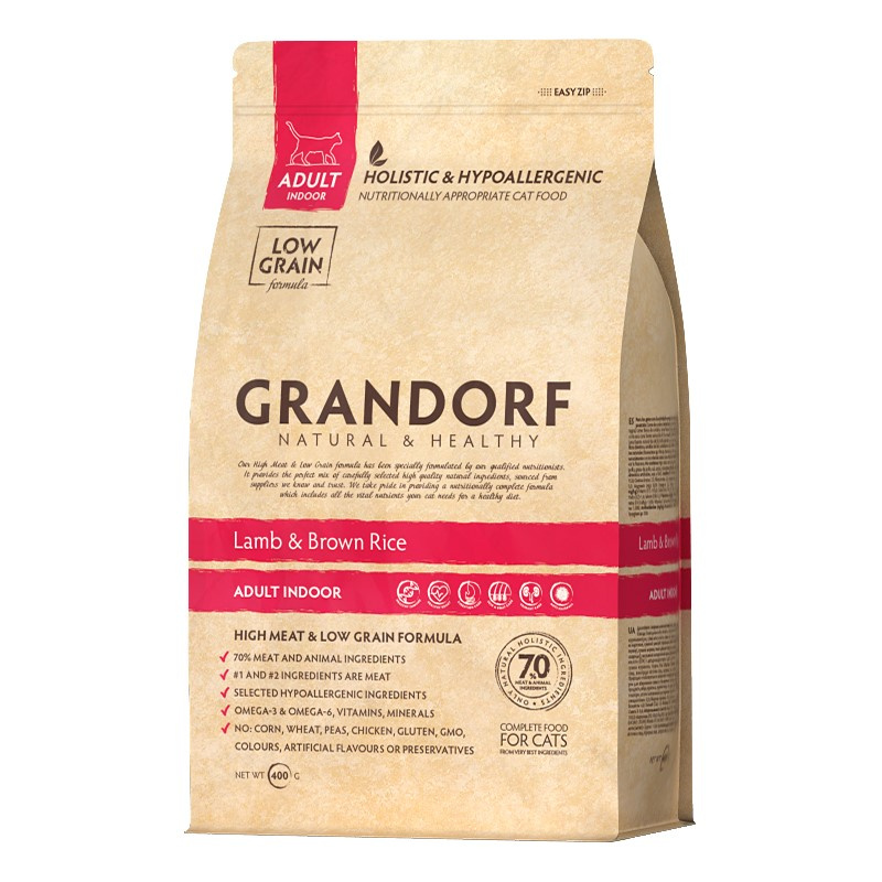 Grandorf Lamb & Brown Rice Adult Indoor