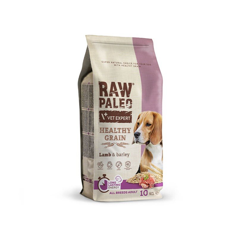 Raw Paleo Healthy Grain Adult Lamb Barley Sucha Karma Z Jagnięciną