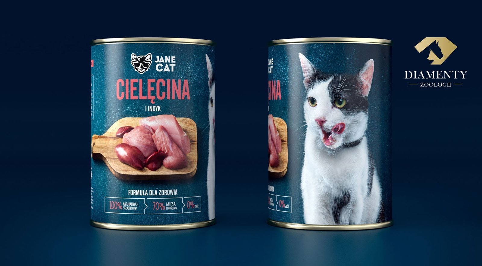Jane Cat Adult Mix Smaków Karma Dla Kotów Bez Zbóż