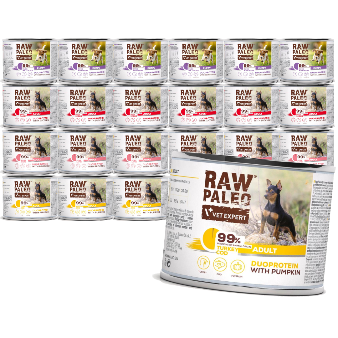 Raw Paleo Duoprotein Mokra Karma Dla Psa