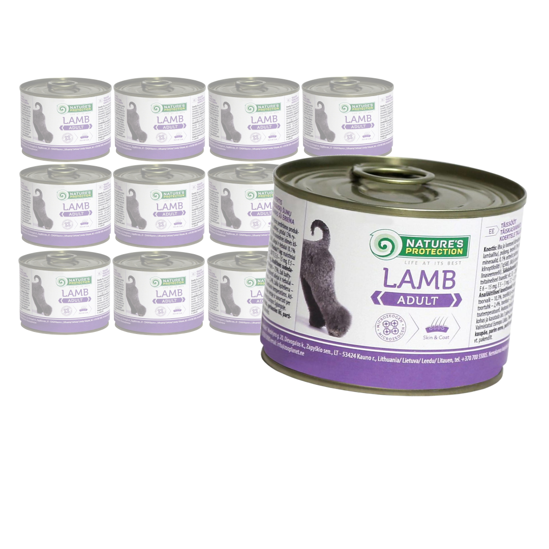 Nature's Protection Puppy Lamb 12x200g Mokra Karma Dla Psa z Jagnięciną