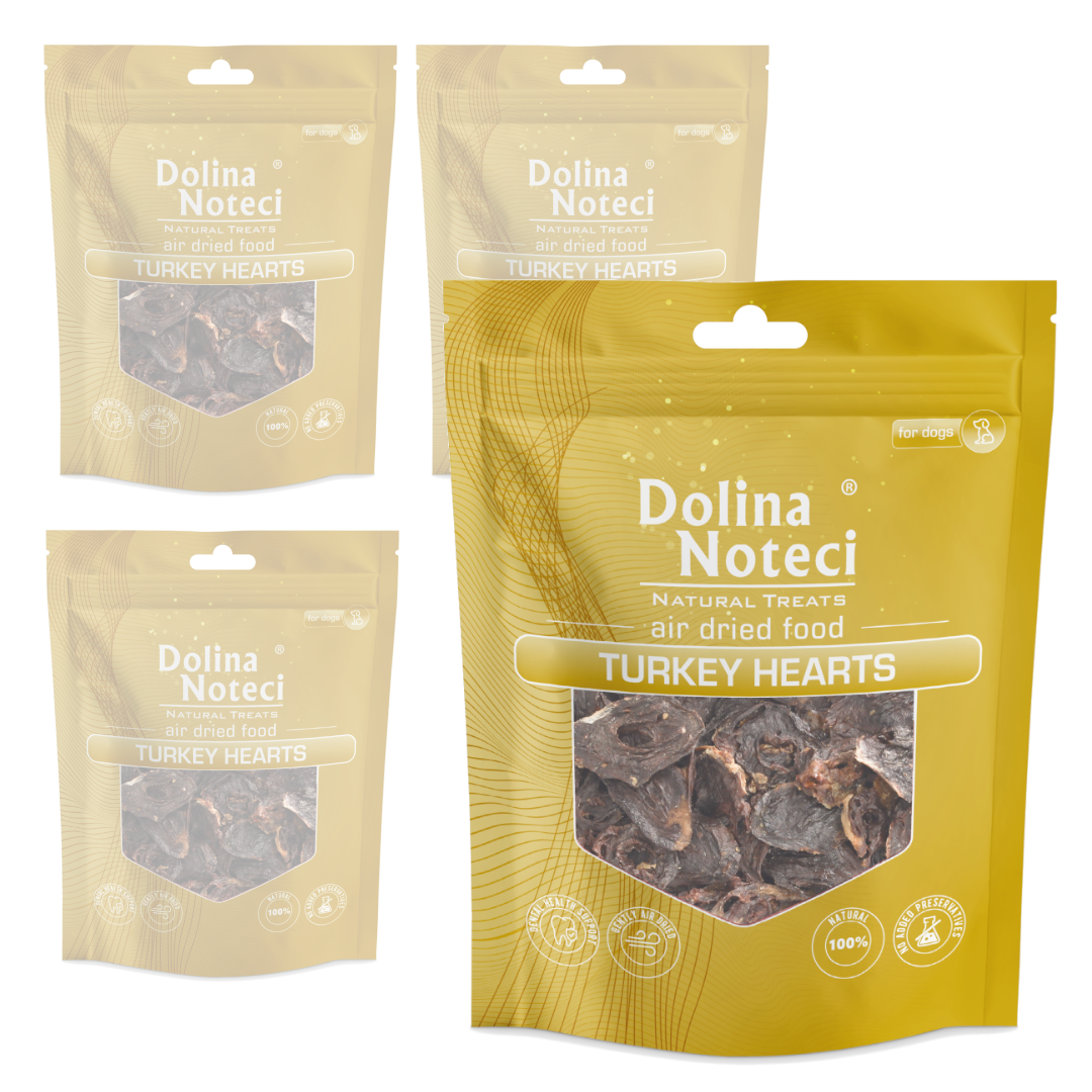 Dolina Noteci Natural Treats Turkey Hearts Przysmak Dla Psa