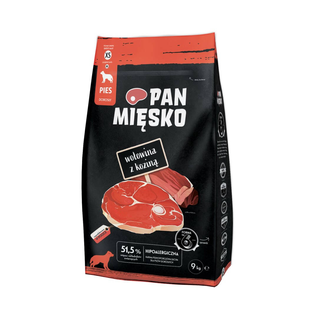 Pan Mięsko Sucha Karma Dla Psa