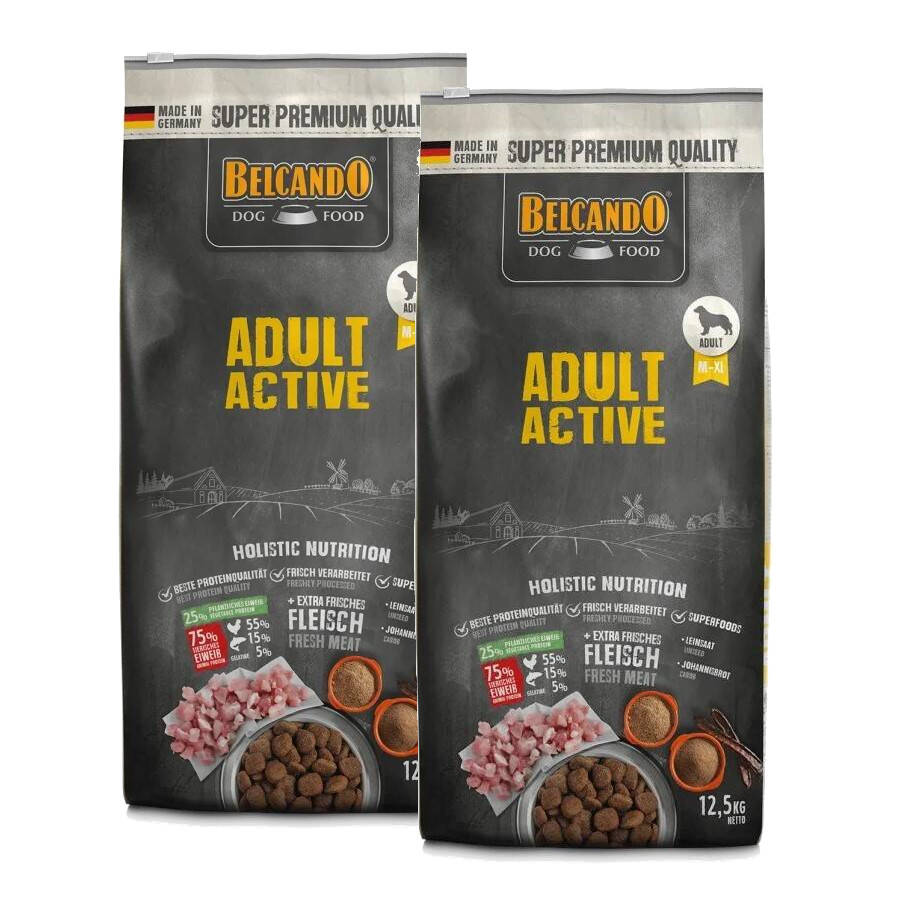 Belcando Adult Active 2x12,5kg Sucha Karma Dla Psów Od Podwyższonej Aktywności