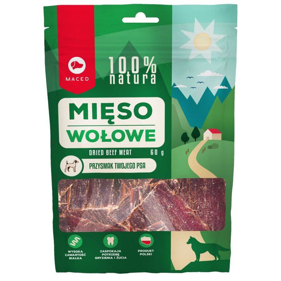 Maced 100% Natura Mięso Wołowe 60g