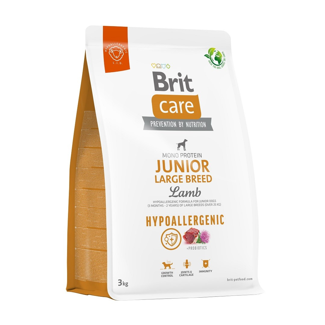 Brit Care Hypoallergenic Junior Large Breed Lamb 3kg