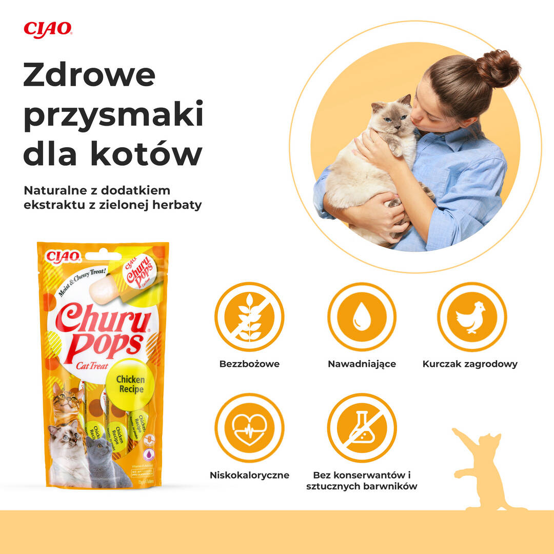 Inaba Cat Churu Pops Kremowy Przysmak Dla Kota