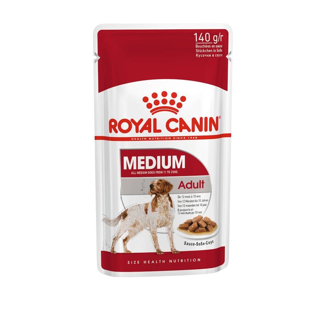 Royal Canin mokra karma dla psa rasy średniej w sosie saszetka 140g