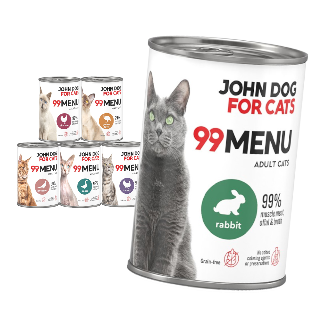 John Dog for Cats 99 Menu Mokra Karma Dla Kota