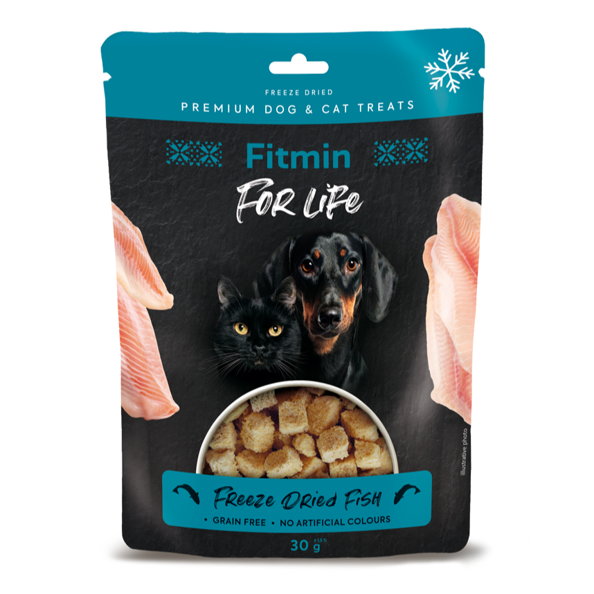 Fitmin Dog & Cat Freeze Dried Fish Naturalny Przysmak Z Rybą Dla Psa I Kota