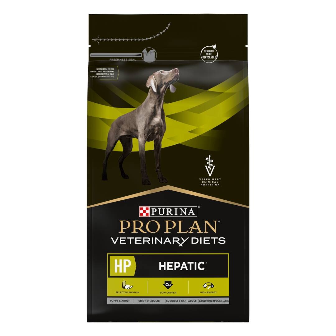 Purina Pro Plan Veterinary Diets HP Hepatic Sucha Karma Dla Psa Wspomaga Pracę Wątroby