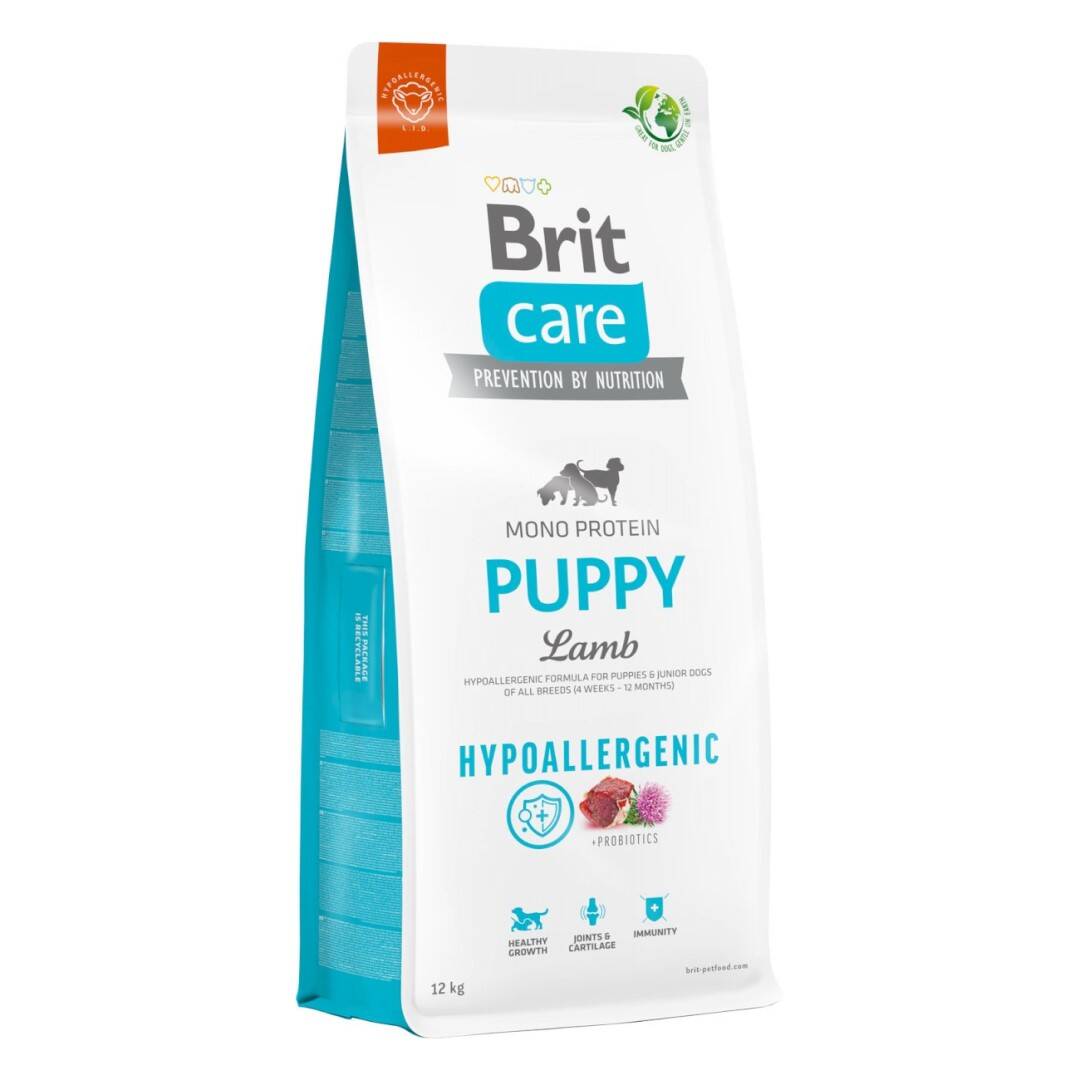 Brit Care Hypoallergenic Puppy Lamb Hipoalergiczna Sucha Karma Dla Szczeniąt Jagnięcina Ryż 12kg