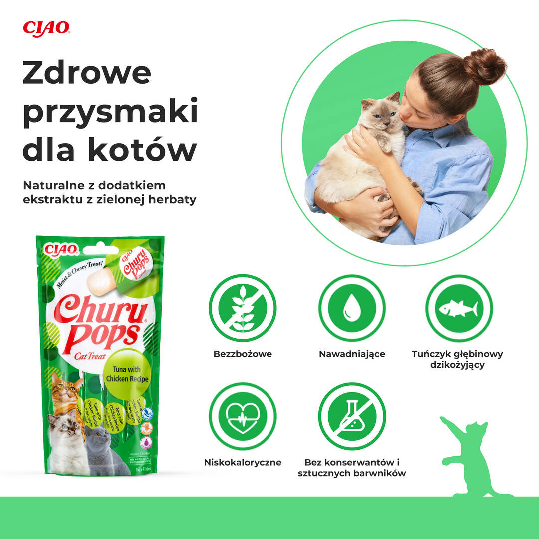 Inaba Cat Churu Pops Kremowy Przysmak Dla Kota