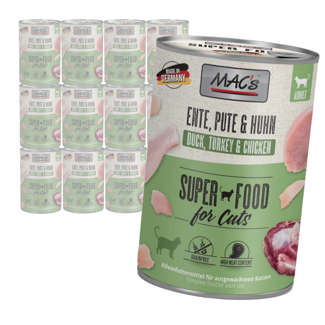 MAC's Cat Mokra Karma Dla Kota Kaczka Indyk Kurczak 400g