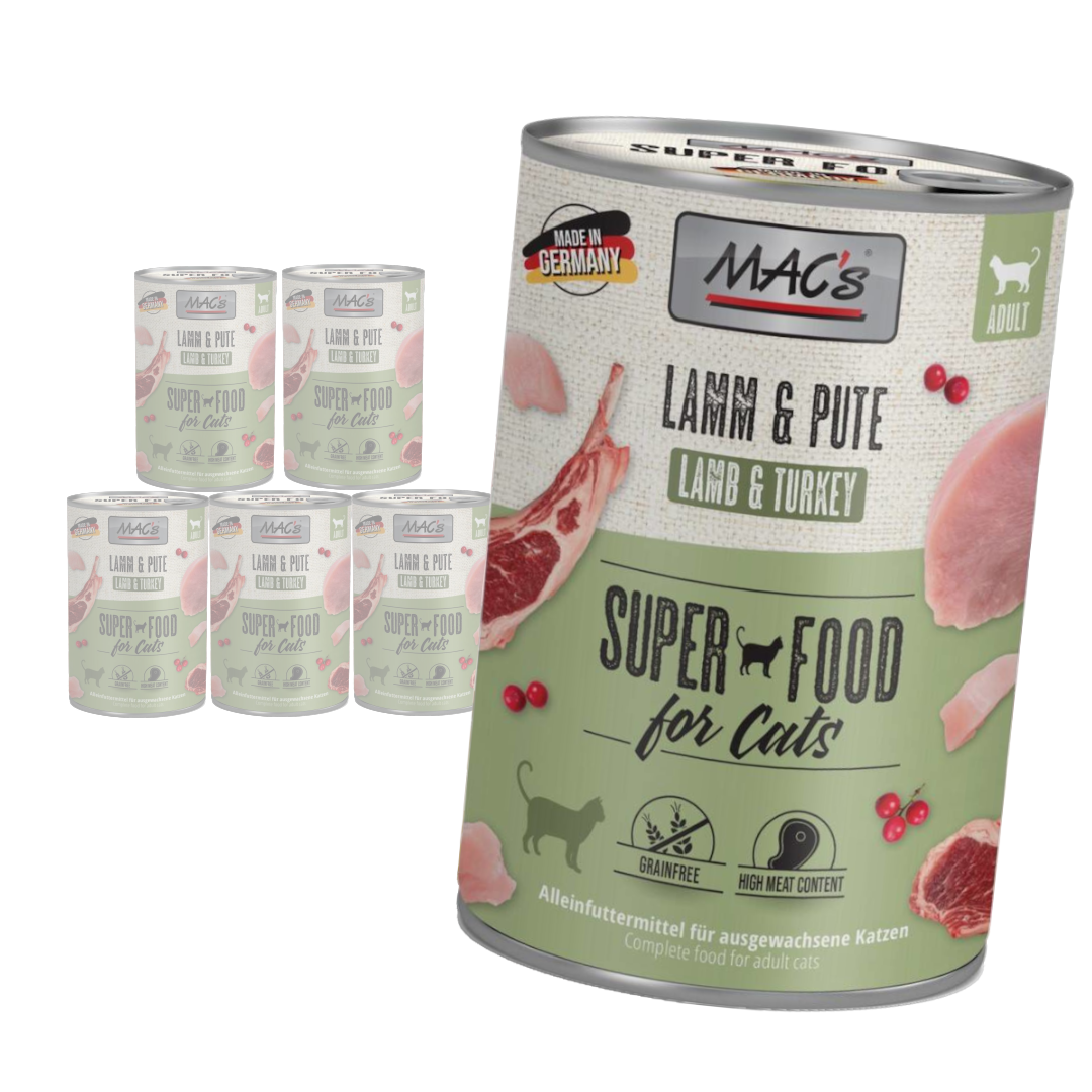 MAC's Cat Mokra Karma Dla Kota Jagnięcina Indyk 400g