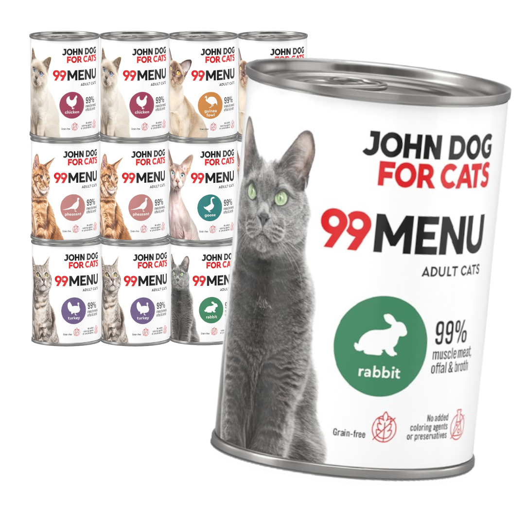 John Dog for Cats 99 Menu Mokra Karma Dla Kota