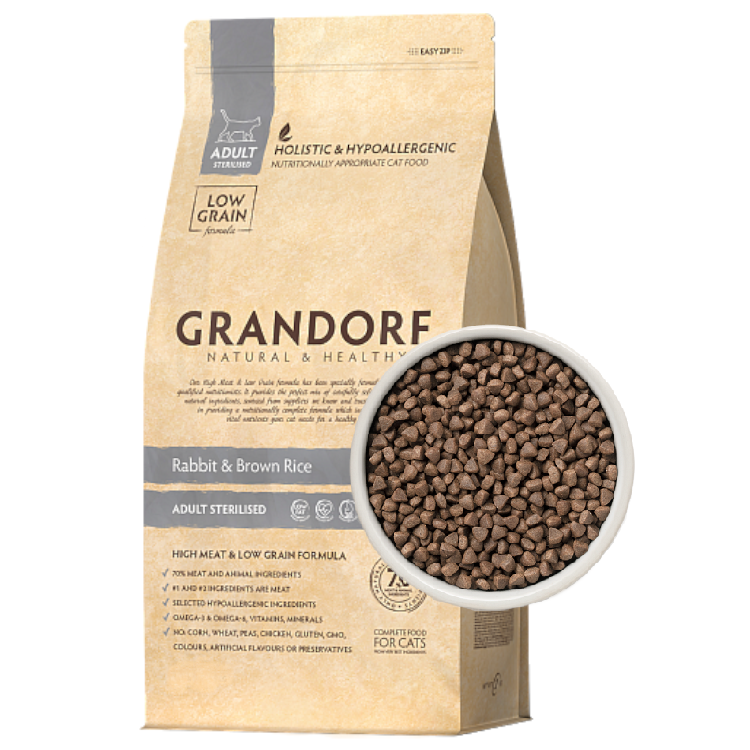Grandorf Rabbit & Brwon Rice Adult Sterilised