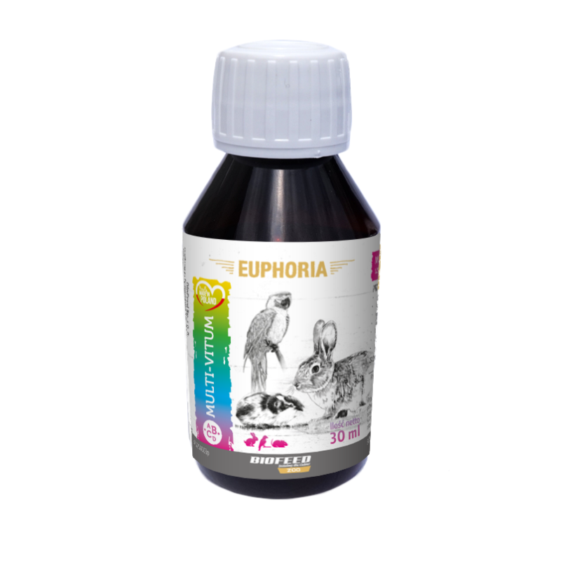 Biofeed Euphoria Multi-Vitum Egzo Multiwitamina Dla Królików Gryzoni I Ptaków 30ml