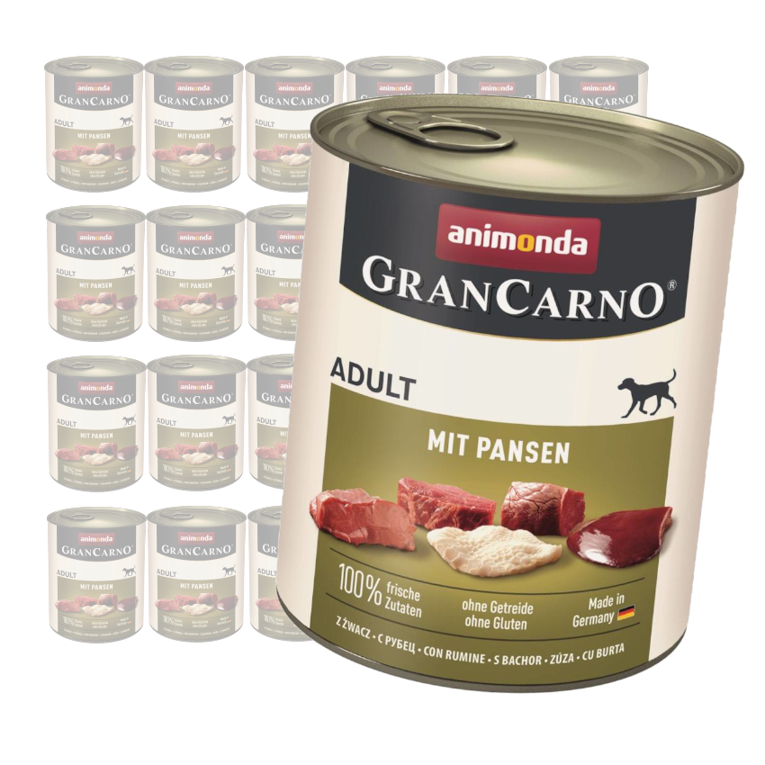 Animonda GranCarno Adult 800g Mokra Karma Dla Psa z Flakami