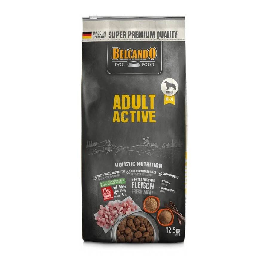 Belcando Adult Active 12,5kg Sucha Karma Dla Psów Od Podwyższonej Aktywności