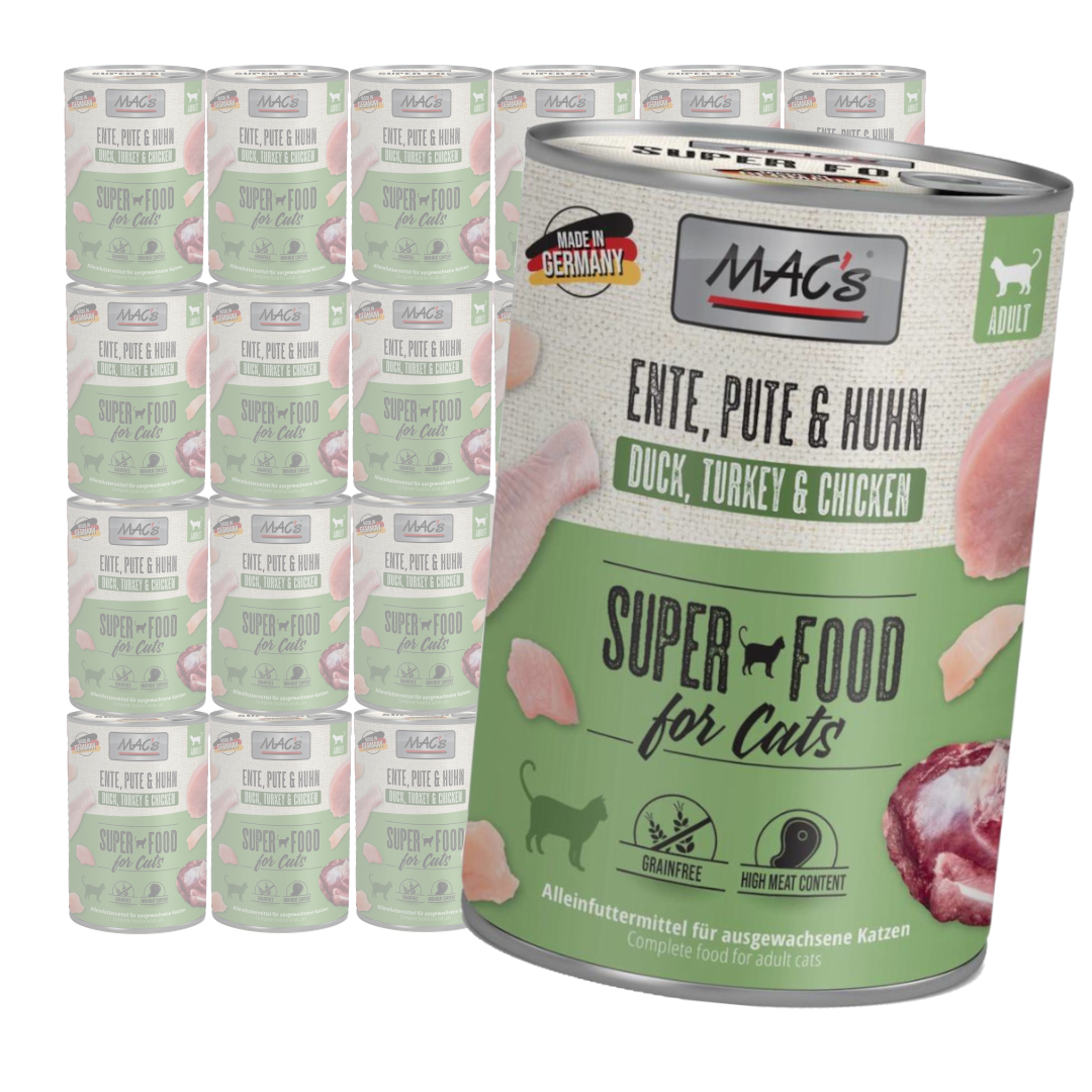 MAC's Cat Mokra Karma Dla Kota Kaczka Indyk Kurczak 400g