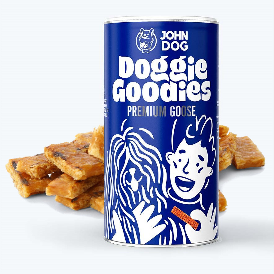 John Dog Doggie Goodies Premium Paski Z Gęsi