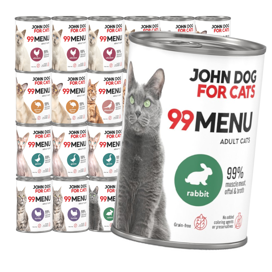 John Dog for Cats 99 Menu Mokra Karma Dla Kota