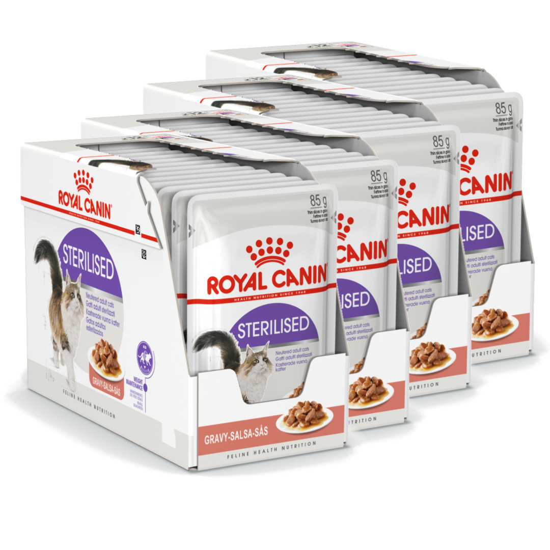 Mokra Karma Dla Kotów Sterylizowanych Royal Canin FHN Sterilised W Sosie 24x85g