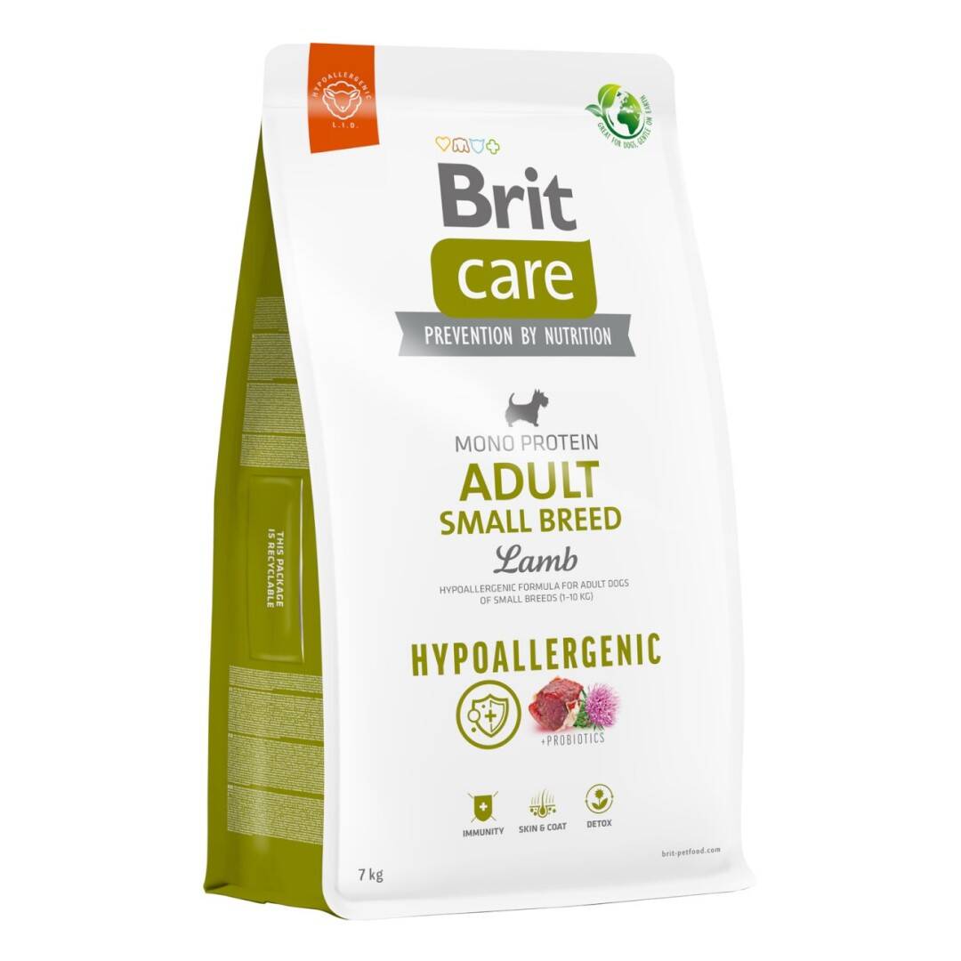 Brit Care Dog Hypoallergenic Adult Small Breed Lamb Sucha Karma dla Psów Małych Ras Jagnięcina Ryż