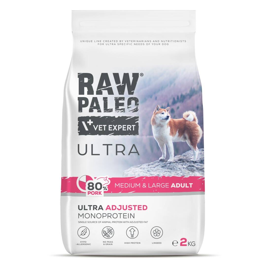 Raw Paleo Ultra Pork Sucha Karma z Wieprzowiną Dla Psa