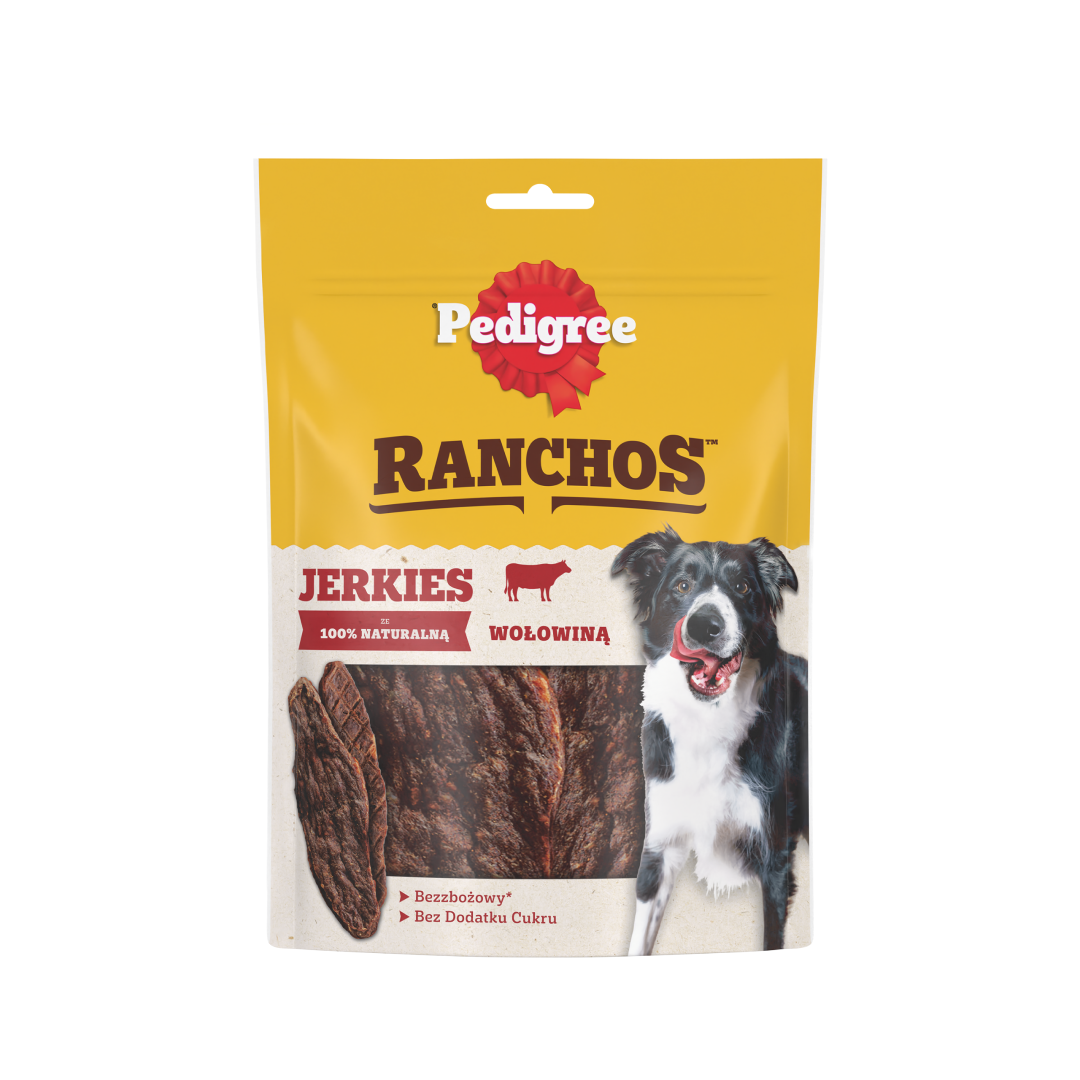 Pedigree Ranchos Jerkies 70g Przysmak Dla Psa Z Wołowiną