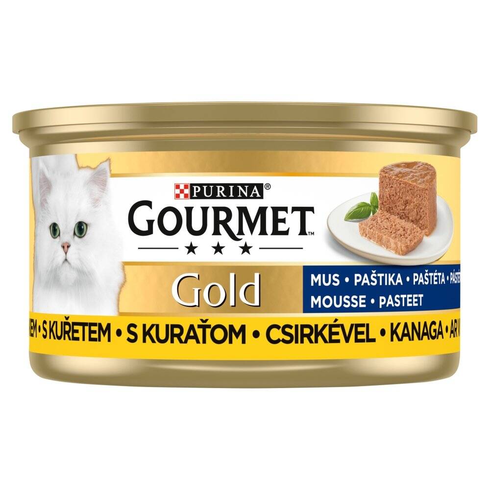 Purina Gourmet Gold Mus Mix Smaków 12x85g Mokra Karma Dla Kota