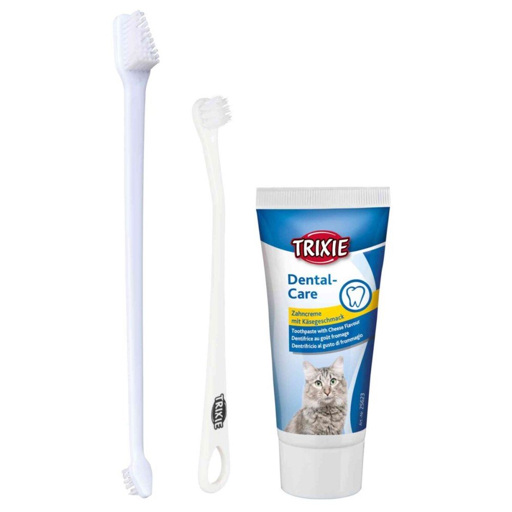 Trixie Dental Care Zestaw Do Pielęgnacji Zębów Pasta Dla Kota