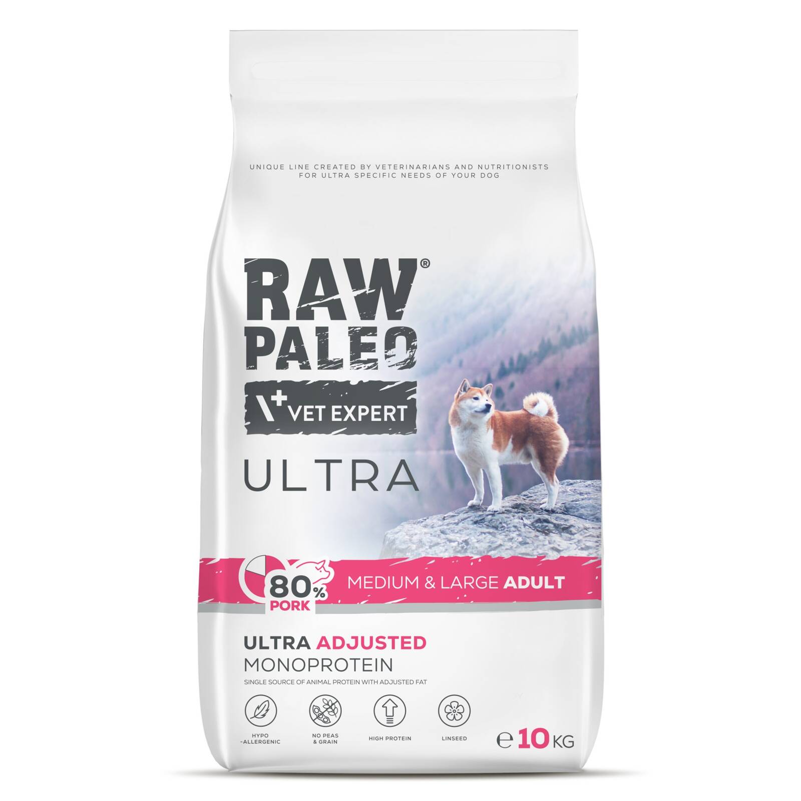 Raw Paleo Ultra Pork Sucha Karma z Wieprzowiną Dla Psa