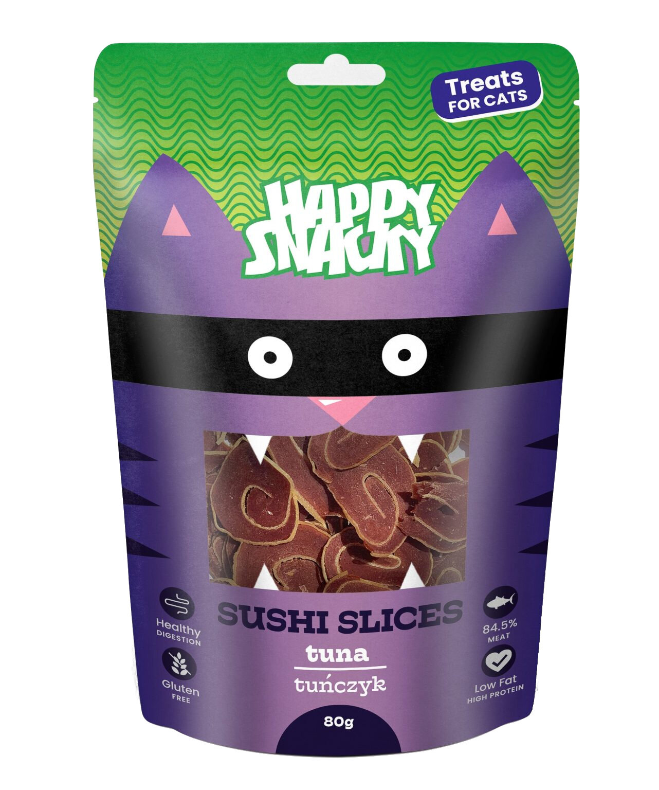 Happy Snacky Przysmak Dla Kota Plasterki Sushi Z Tuńczyka