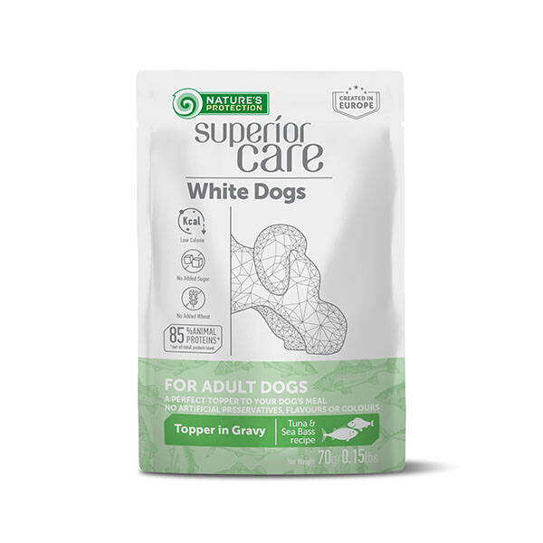 Nature's Protection Superior Care White Dogs 70g Mokra Karma Dla Psa o Białym Umaszczeniu