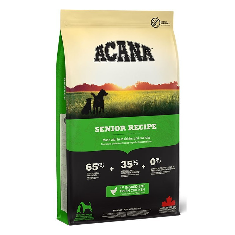 Acana Senior Recipe 11,4kg Sucha Karma Dla Psów