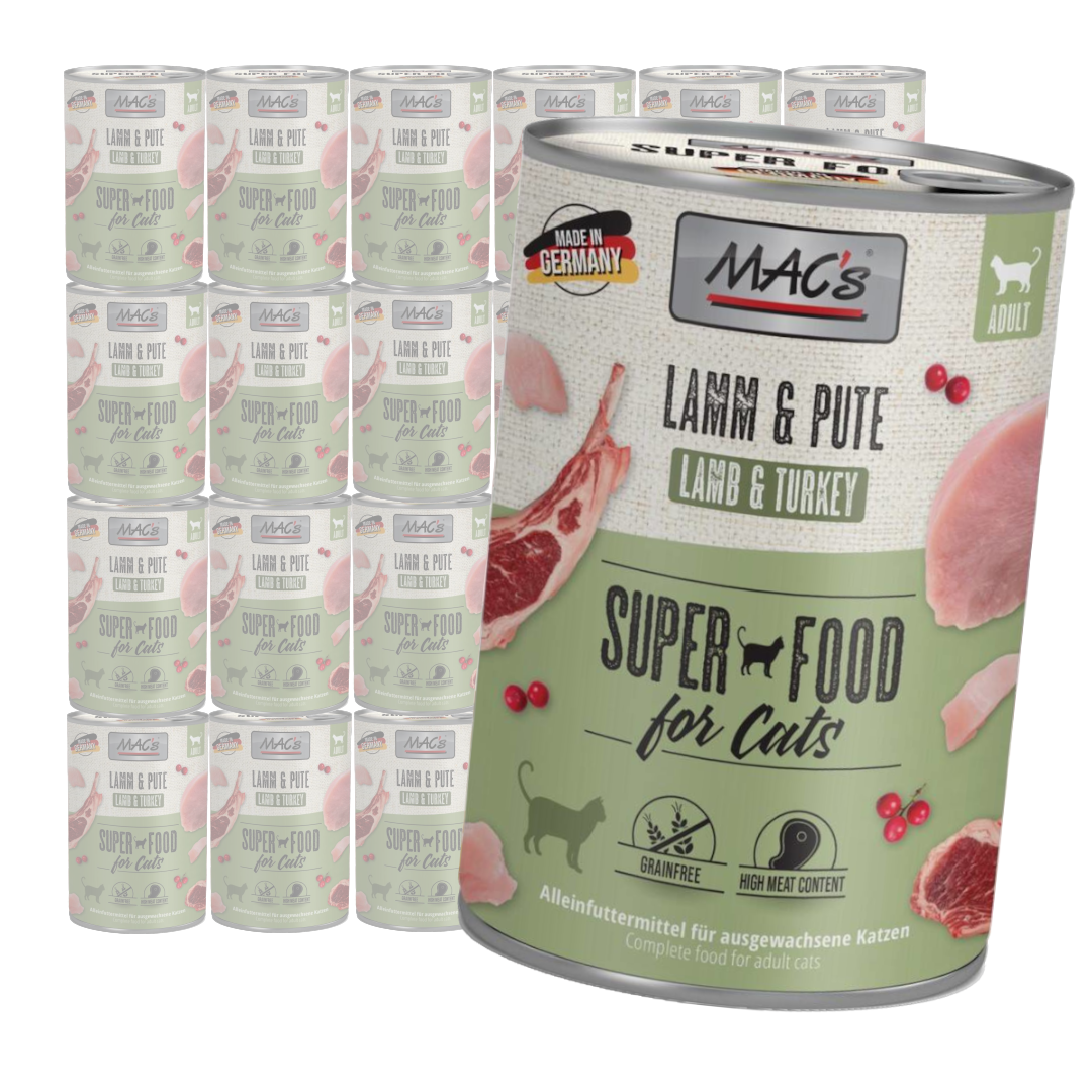 MAC's Cat Mokra Karma Dla Kota Jagnięcina Indyk 400g