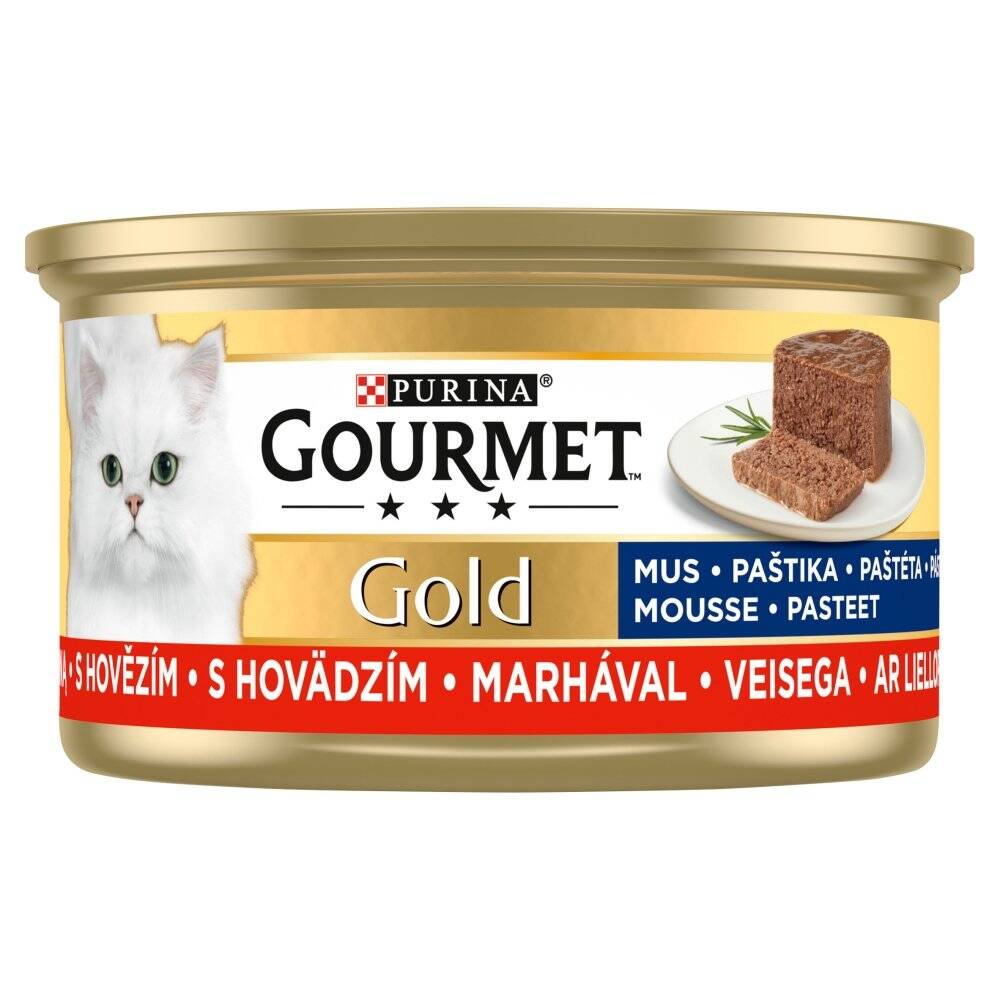 Purina Gourmet Gold Mus 6x85g Mokra Karma Dla Kota Mix 6 Smaków