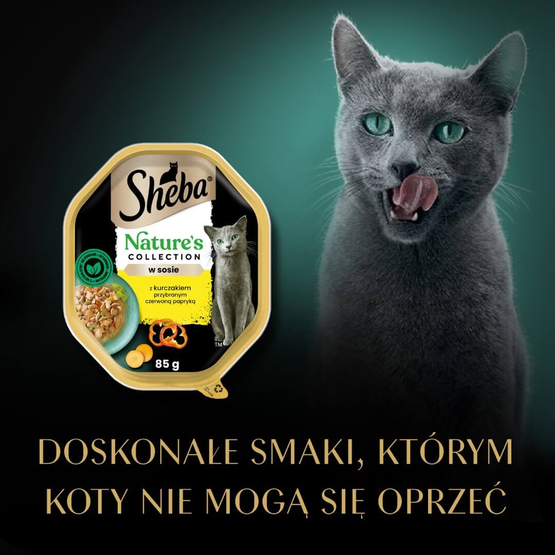 Sheba Nature's Collection 85g Z Kurczakiem I Czerwoną Papryką W Sosie