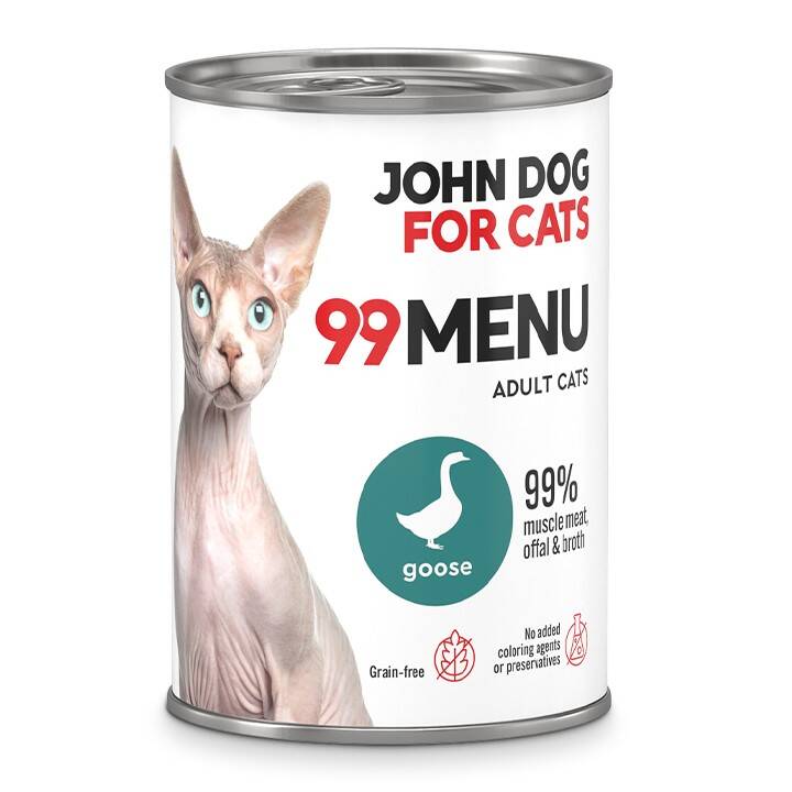 John Dog for Cats 99 Menu Mokra Karma Dla Kota