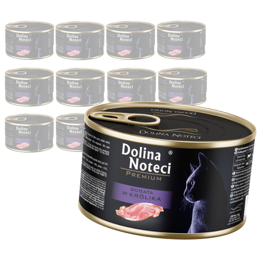 Dolina Noteci Premium Mokra Karma Dla Kota 400g Bogata W Królika