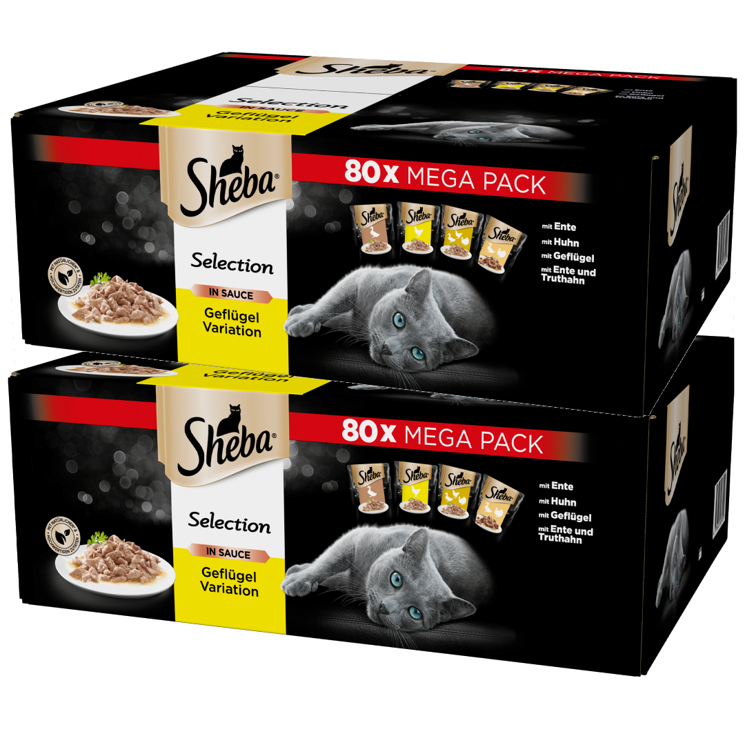 Sheba 160x85g Selection Drobiowe Smaki