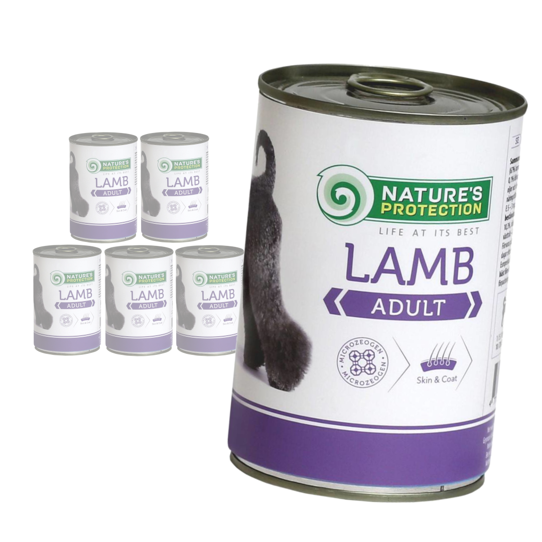 Nature's Protection Lamb Adult 6x400g Mokra Karma Dla Psa z Jagnięciną