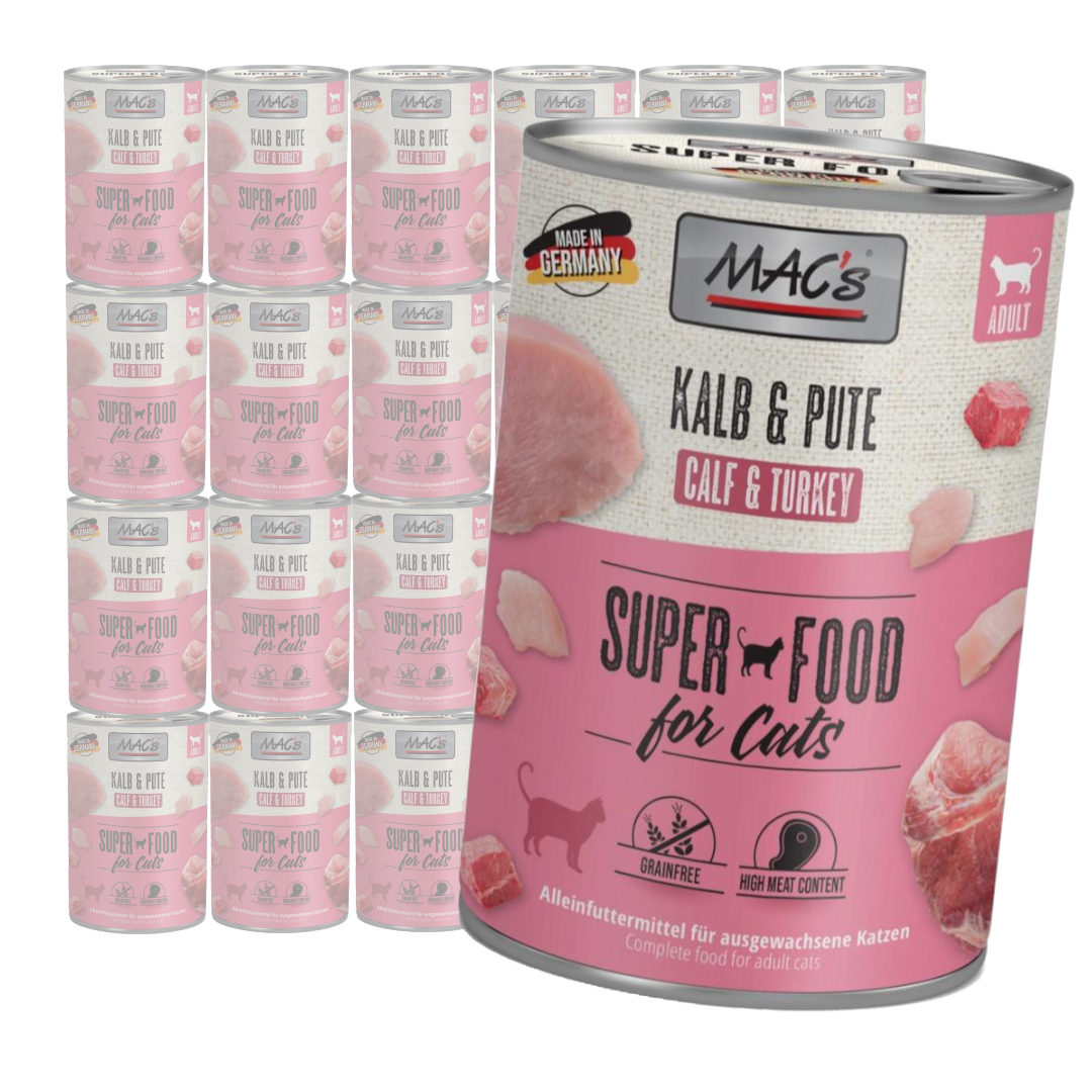 MAC's Cat Mokra Karma Dla Kota Cielęcina Indyk 400g