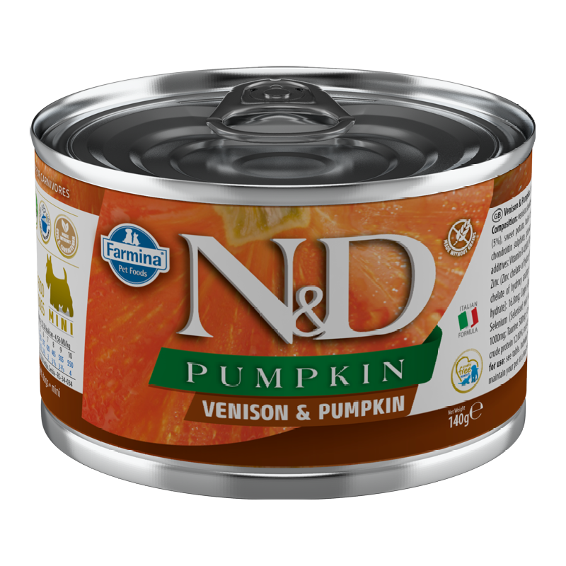 N&D Dog Venison Pumpkin 140g Mokra Karma dla Psa Jeleń i Dynia