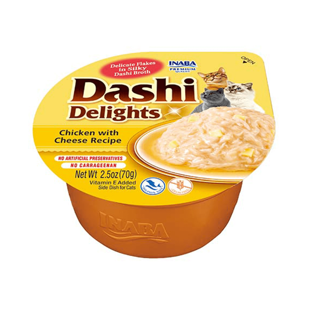 Inaba Cat Dashi Delights 70g Uzupełniająca Karma Dla Kota Bulion z Kurczakiem i Serm