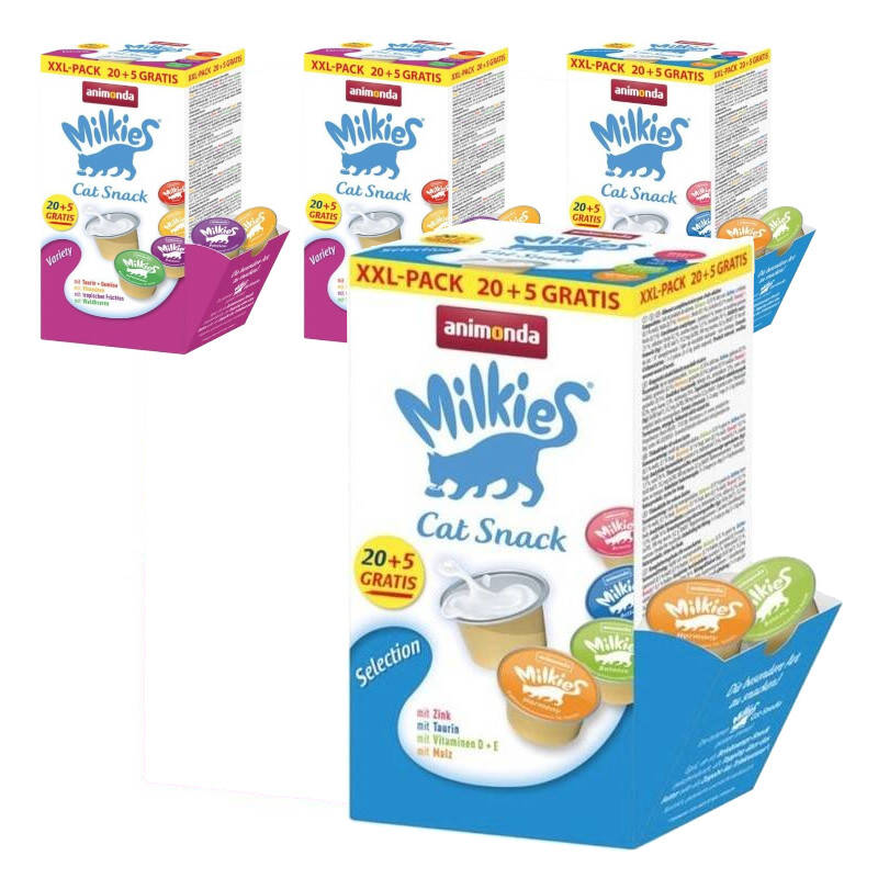 Animonda Milkies Selection Mix 25x15g Mleczny Przysmak dla Kota 20+5 Gratis