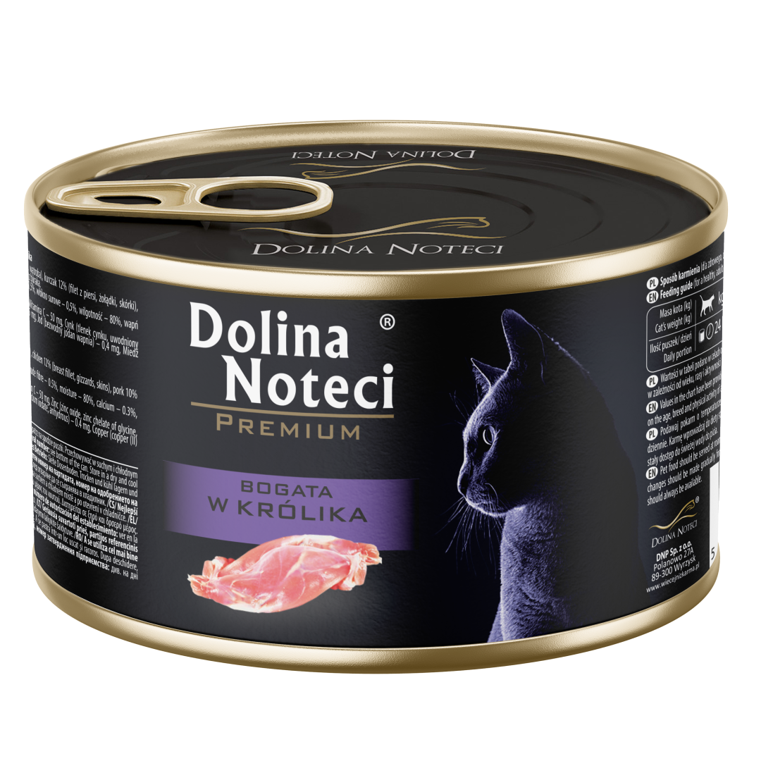 Dolina Noteci Premium Mokra Karma Dla Kota 400g Bogata W Królika