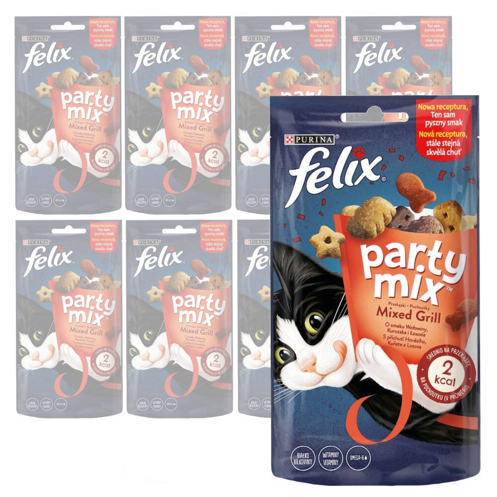 Purina Felix Party Mix Mixed Grill Przekąski Dla Kota